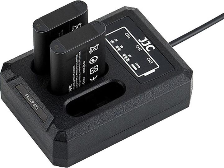 Actual product image JJC DCH NPBX1T USB Dual Charger (Camera battery charger)