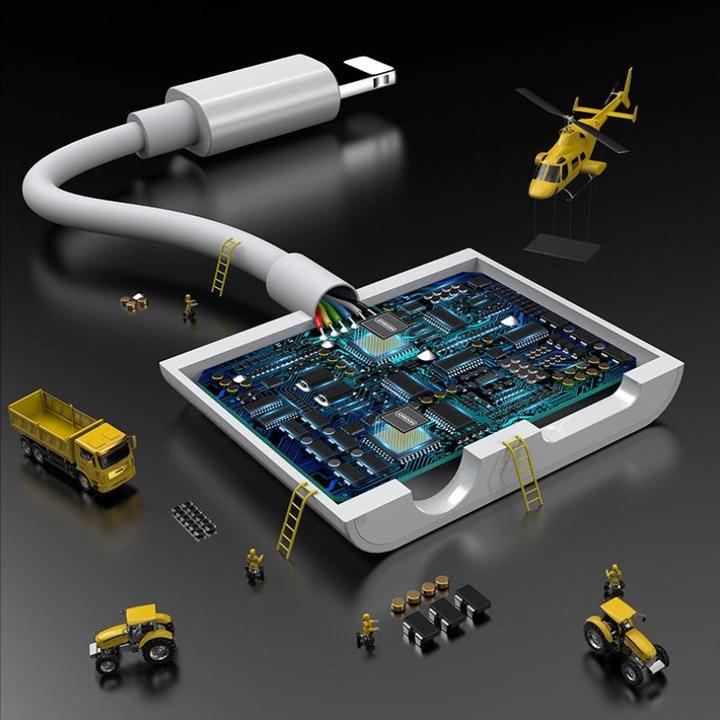 Image du produit Joyroom Convertisseur audio Apple 3.5mm et port Lightning (Lightning, Jack 3.5mm, Lightning)