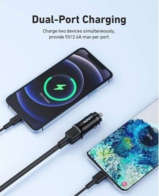 Image du produit Aukey Enduro DUO 24W Car Charger