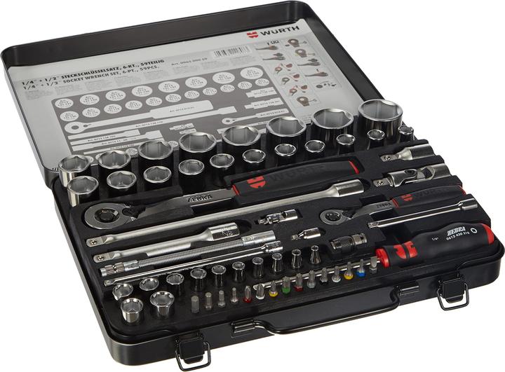 Actual product image Würth Socket spanner assortment