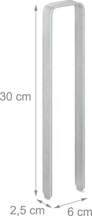 Immagine prodotto Relaxdays 4x ancoraggio a terra