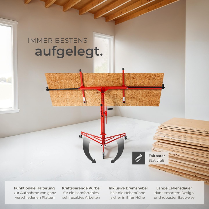 Actual product image tectake Plate lifter (68 kg)