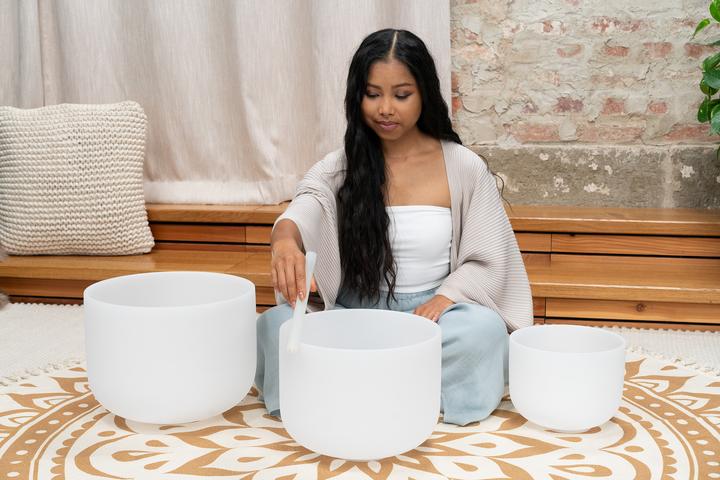 Image du produit Meinl Crystal Singing Bowl Set - 9A/12F/14C (Bol chantant)