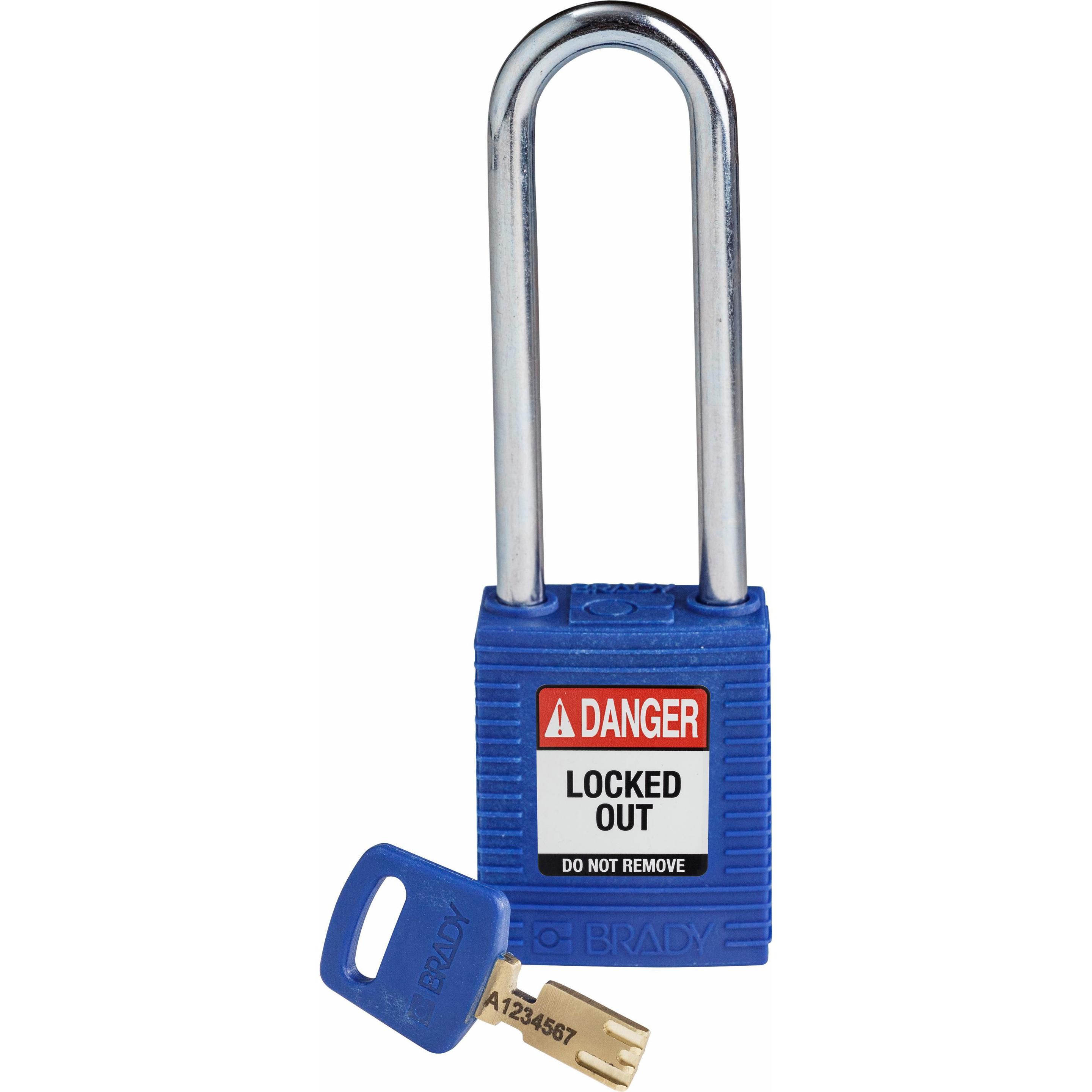 Brady, Vorhängeschloss, SafeKey Nylon Lockout-Vorhängeschlösser