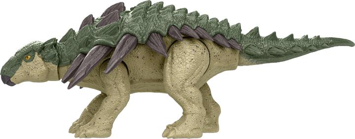 Actual product image Mattel Jurassic World Rebirth Frenzy Pack Edmontonia Dinosaur Figure, Authentic Toy, Digital Play