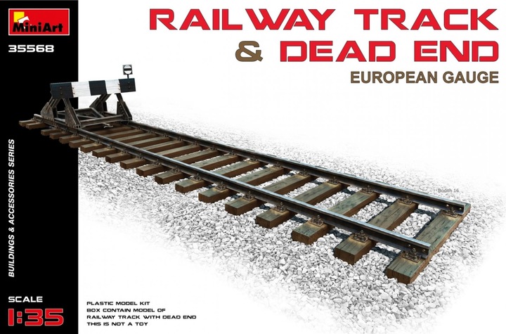 Produktbild Mini art Railway Track & Dead End(European Gauge)