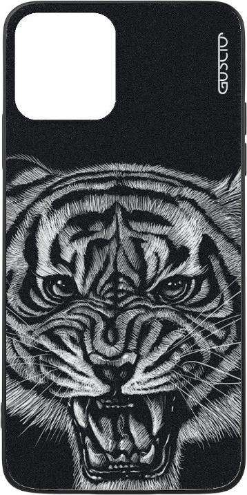 Actual product image Guscio iPhone 12 mini - Cover Black Tiger (Apple iPhone 12 mini)