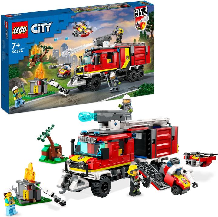 Produktbild LEGO Einsatzleitwagen der Feuerwehr (60374, LEGO City)