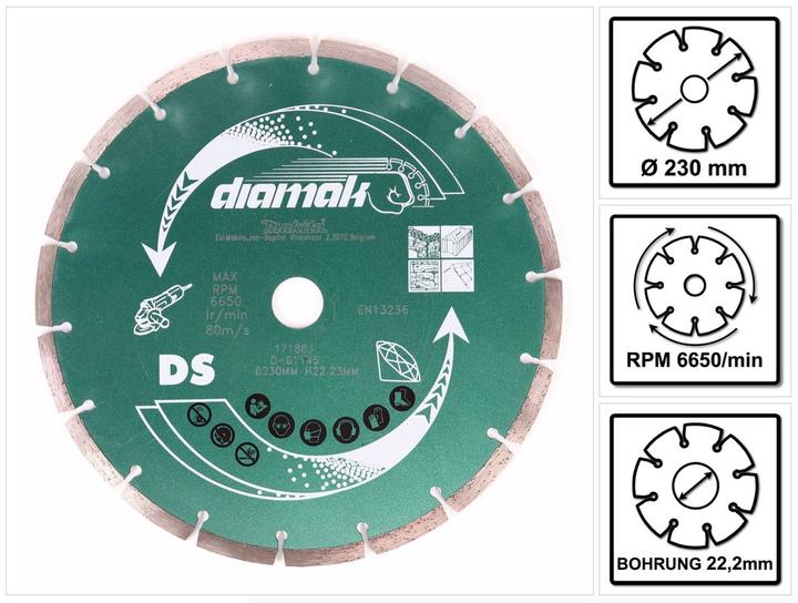 Actual product image Makita Diamak