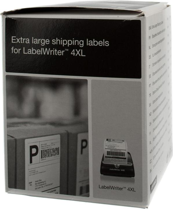 Actual product image Dymo Labels LabelWriter 4XL 104x159 mm, 220 pcs. (10.40 cm)