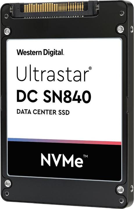 Actual product image WD ULTRASTAR DC SN840 NVMe SSD 2.5 inch PCIe TLC RI-3DW/D BICS4 ISE - WUS (6400 GB, 2.5")