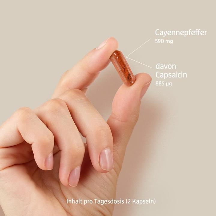 Produktbild Effective Nature Capsaicin aus Cayennepfeffer (60 Stk., Kapseln)