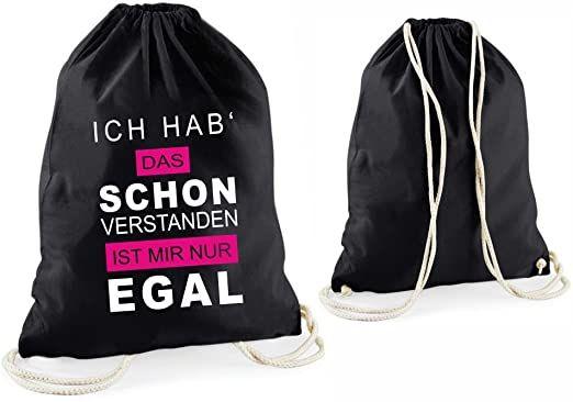Actual product image 4you Design Statement gym bag "I get it. I just don't care" black"