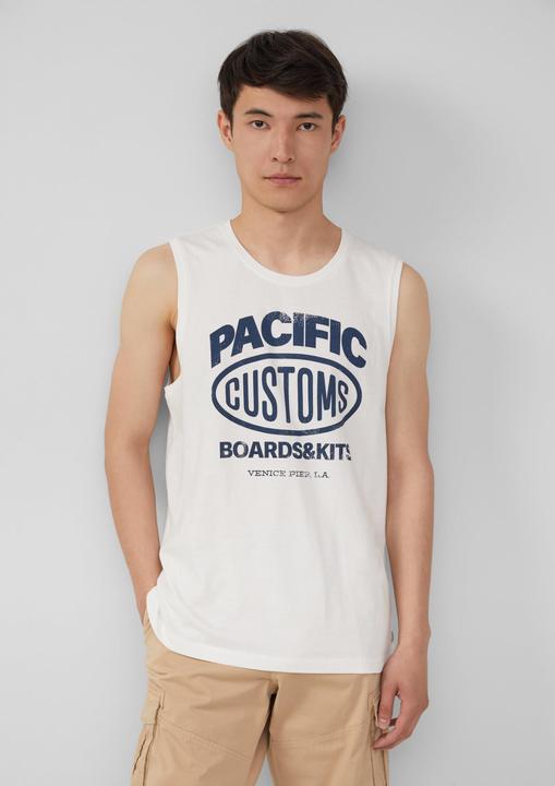 Produktbild S.Oliver T-Shirt Tanktop aus Baumwollle mit Frontprint (S)