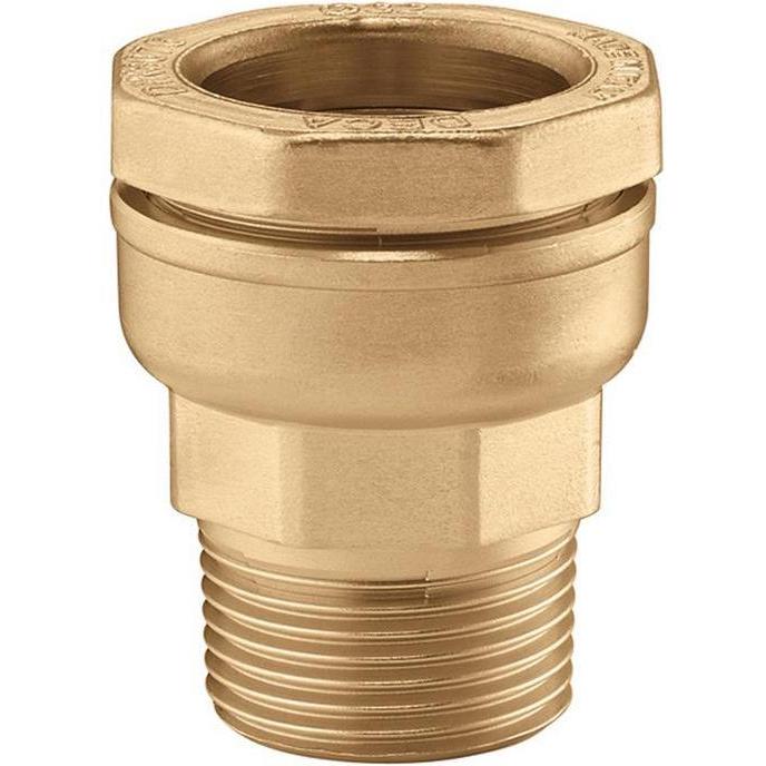 Caleffi, Rohrverbindungstechnik, Anschlussverschraubung 861 Messing 32 x 1" AG