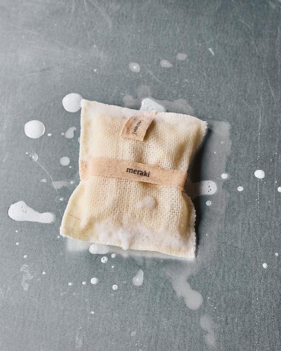 Actual product image Meraki Bath mitt, Eucalyptus, 140 g