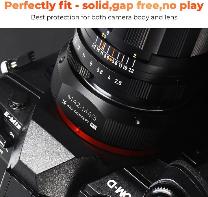 Produktbild K&F Concept M10125 High Precision Lens Adapter Mount, M42-M4/3