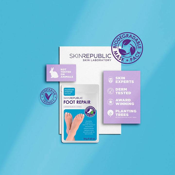 Produktbild Skin Republic Foot Repair (Fusscrème & Fussgel, 18 ml)