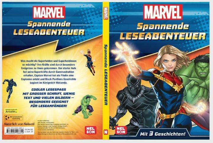 Immagine prodotto Marvel: Spannende Leseabenteuer (Tedesco, 2024)