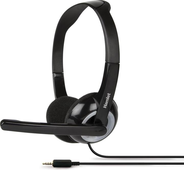 Immagine prodotto Hamlet Smart Cuffia Padiglione auricolare Connettore 3.5 mm Nero, Argento (Cablato)