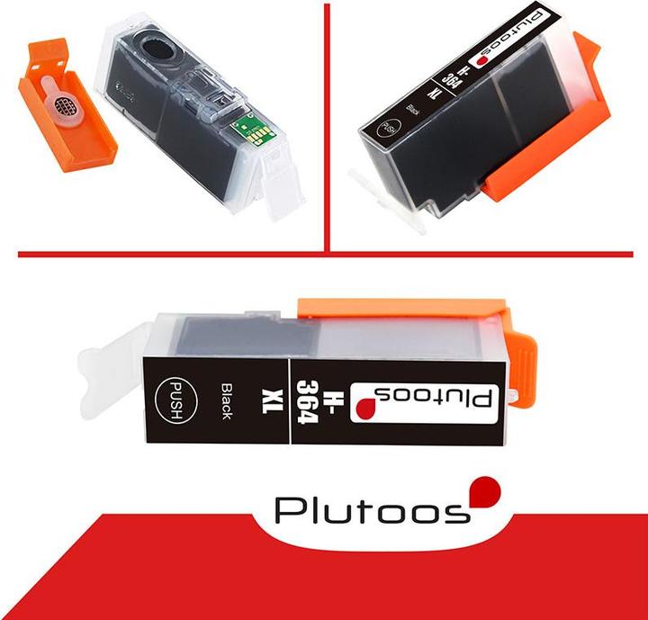 Produktbild Plutoos HP 364XL Patrone XXL kompatibel, Black CB321EE (BK)