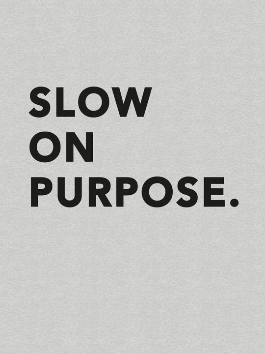 Produktbild Snurk Slow On Purpose Grauer Relaxter Pullover (S)