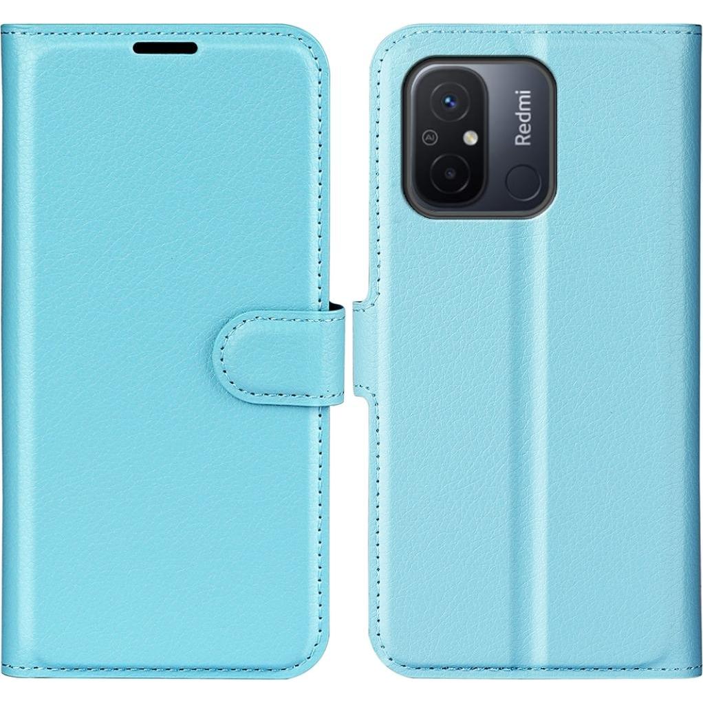 Screenguard Xiaomi Redmi 12C Leather Guard Lederhülle (Xiaomi Redmi 12C), Smartphone Hülle, Blau