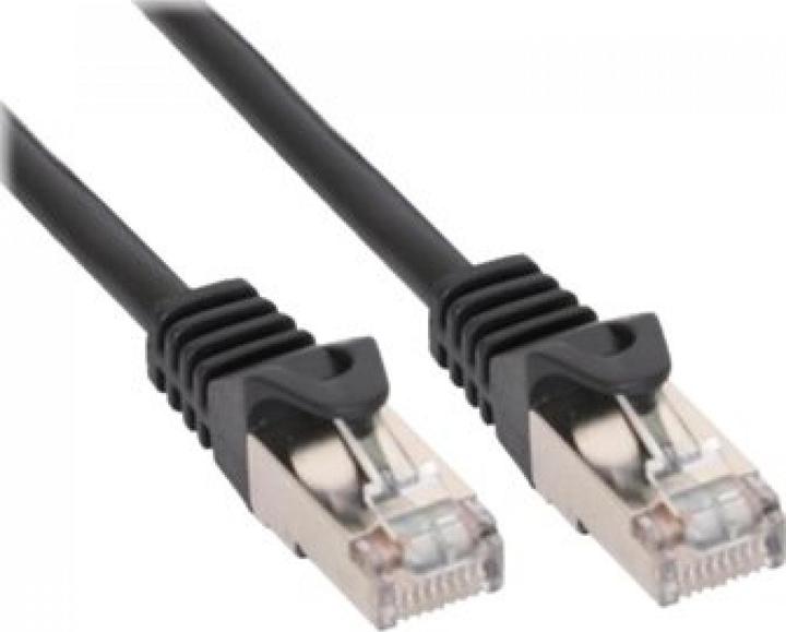 Actual product image InLine Patch cord Cat.5e SF/UTP black 30m (SFTP, CAT5e, 30 m)