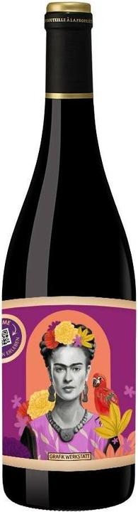 Weinflasche Rotwein.Frida Kahlo.62425 (Wine stopper)