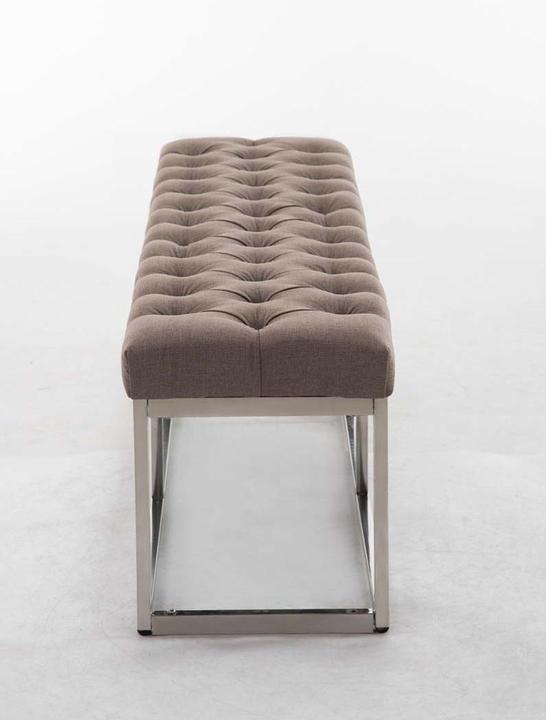 Actual product image Swisshandel24 Bench Amun Fabric E150, taupe (150 cm)