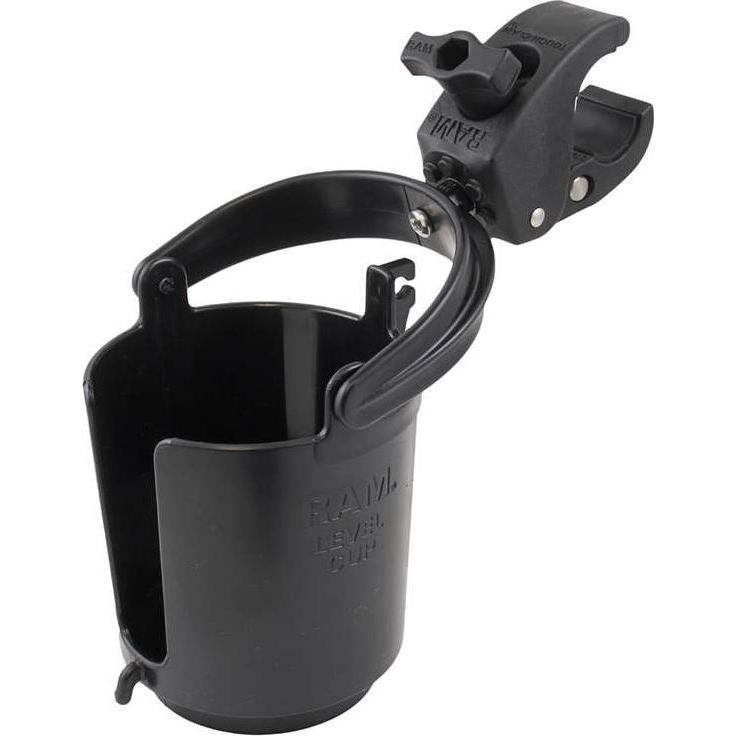 RAM Mounts RAM Drink Cup Holder W/Toughcl, Notebook Ersatzteile, Schwarz
