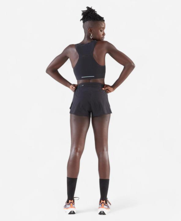 Actual product image Kiprun Laufshorts Trailrunning Damen leicht - Run 900 Light schwarz (L)
