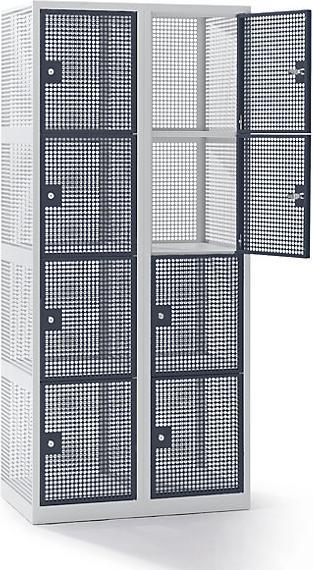 Image du produit eurokraft basic Casier en métal perforé (80 cm, 180 cm)