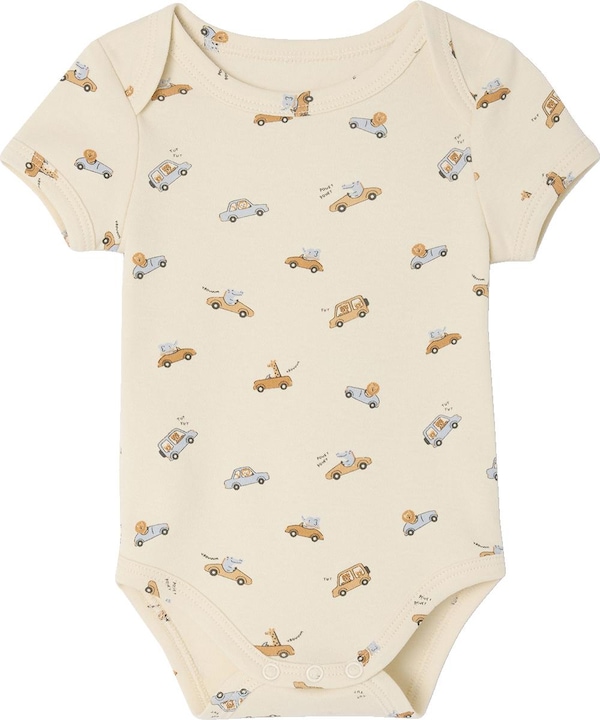 Actual product image Vertbaudet Bio-Kollektion: 5er-Pack Baby Kurzarm-Bodys in Schlupfform (62)