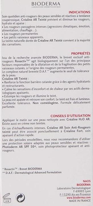 Actual product image Bioderma Créaline AR 40 ml