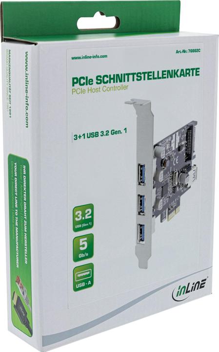 Actual product image InLine Interface card