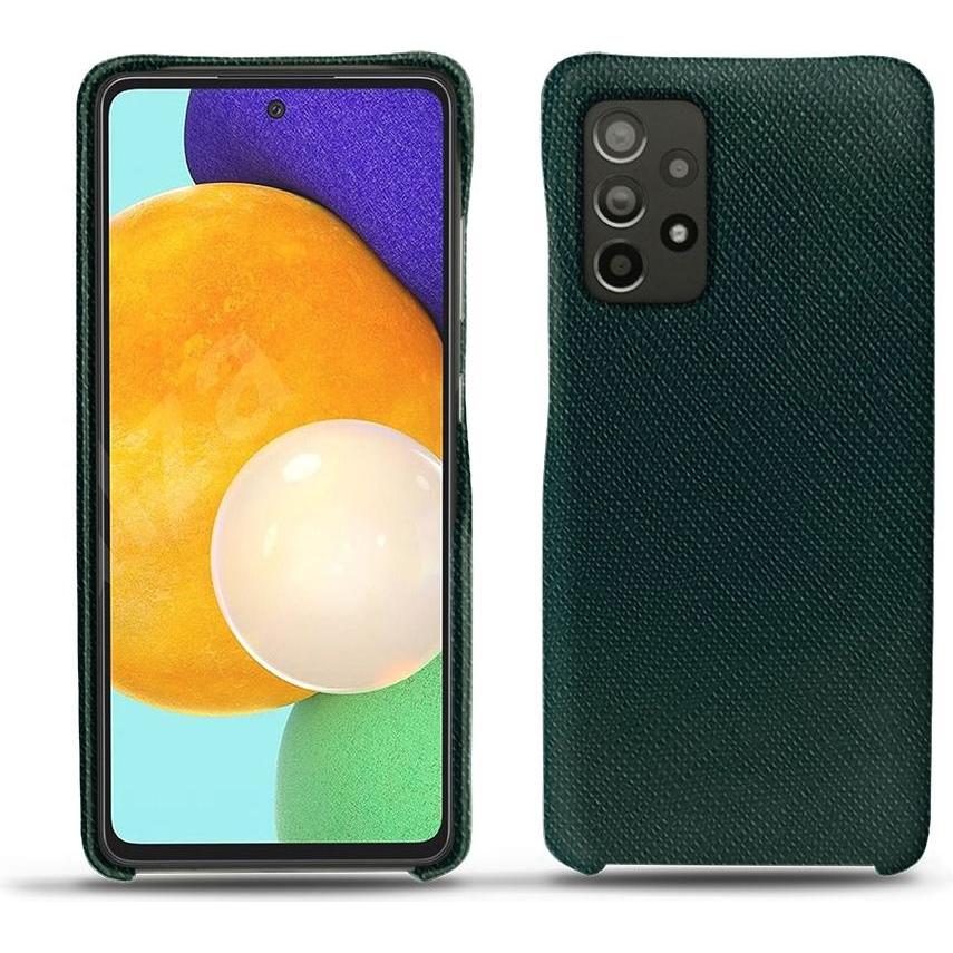 Noreve Lederschutzhülle (Samsung Galaxy A52), Smartphone Hülle, Grün