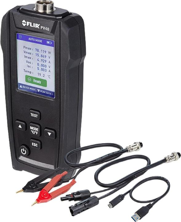 Actual product image Flir Solarpanel-Tester und I-V-Kennlinien-Tracer mit Temperaturmessungen PV48 So
