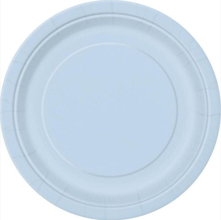 Partycolare- Piatti in carta dessert 19,5 cm Lilla 10 pezzi