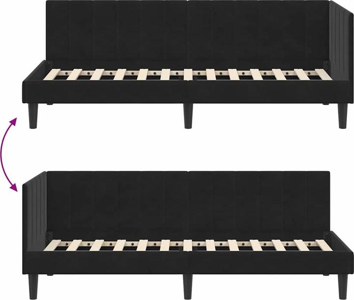 Produktbild vidaXL Eckbettgestell