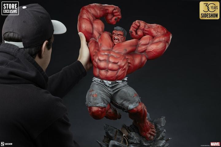 Image du produit Sideshow Marvel statuette Premium Format Red Hulk : Thunderbolt Ross 74 cm