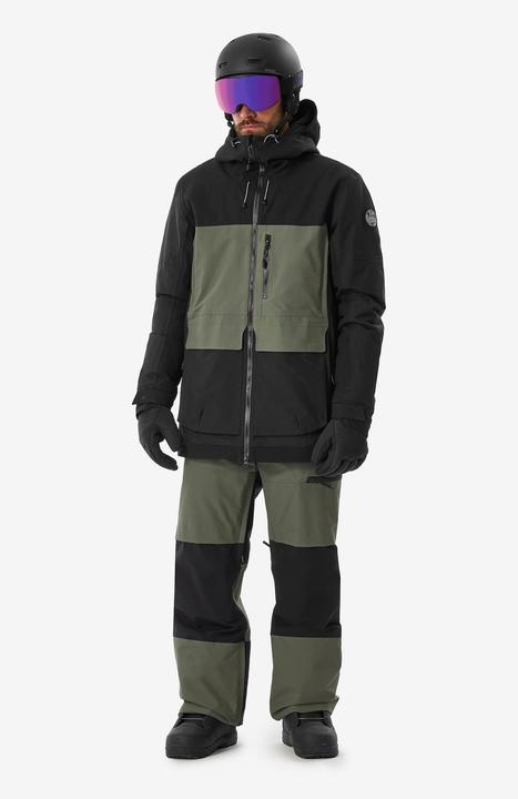 Produktbild Dreamscape Snowboardjacke Herren Skijacke - SNB 500 Ziprotect khaki/schwarz (XL)