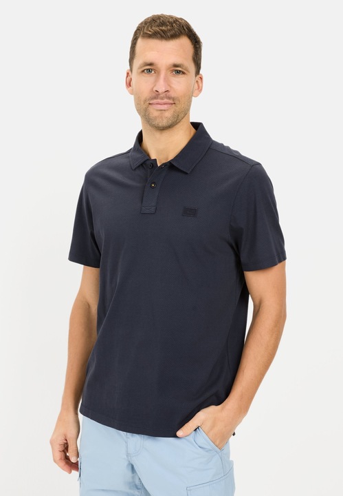 Image du produit Camel Active Kurzarm Poloshirt aus reiner Baumwolle (L)