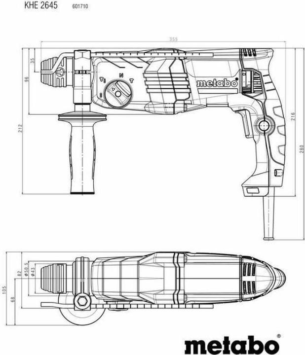 Actual product image Metabo KHE 2645 (Hammer drill driver)