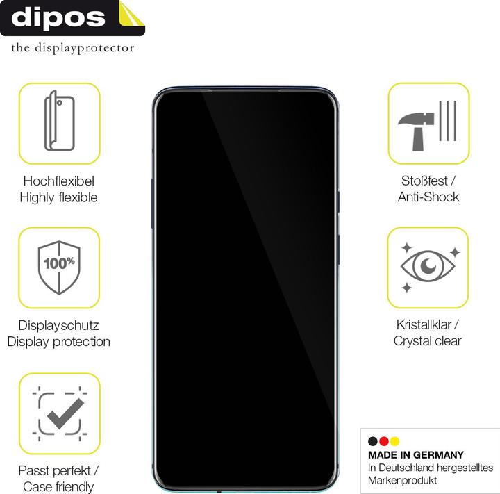 Actual product image Dipos 3D Full Cover Screen Protector (1 pcs., OnePlus 7T Pro)