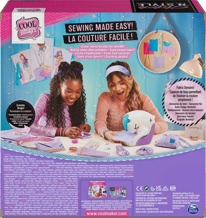 Produktbild Spin Master Stitch n Style Fashion Studio Nähmaschine