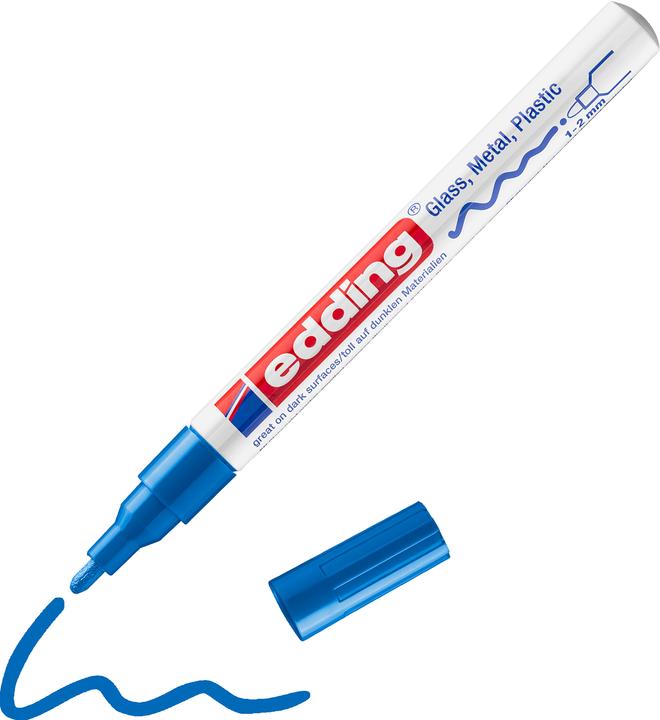 Produktbild Edding 751 Glanzlack-Marker (Blau, 1 mm, 1 x)
