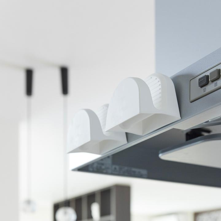 Actual product image Yamazaki Magnetic silicone potholders (set of 2) TOWER (Plastic)