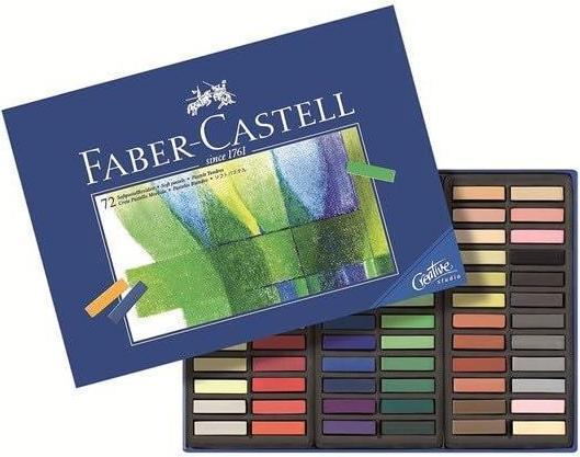 Actual product image Faber-Castell CASTELL soft pastel crayons mini 72 cardboard box 3 pcs (72x)