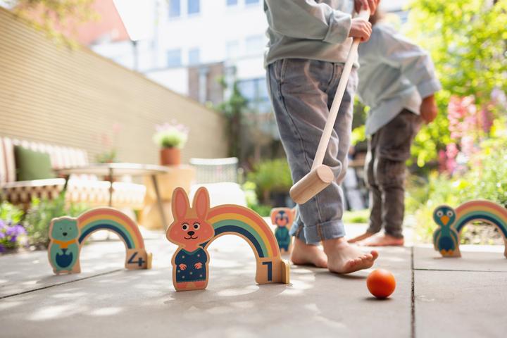 Actual product image BS Crocket rainbow (1 - 2 Players)